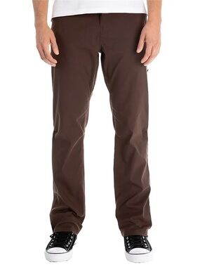 686 The Everywhere Relaxed Fit Pants in Tobacco Brown, Men’s size 34x32